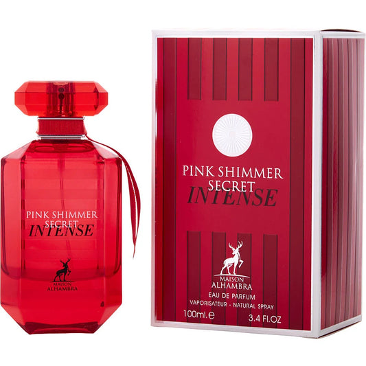 PINK SHIMMER SECRET INTENSE BY MAISON ALHAMBRA 100MLS