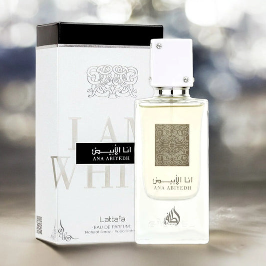 I AM WHITE ANA ABIYEDH BY LATTAFA 60MLS