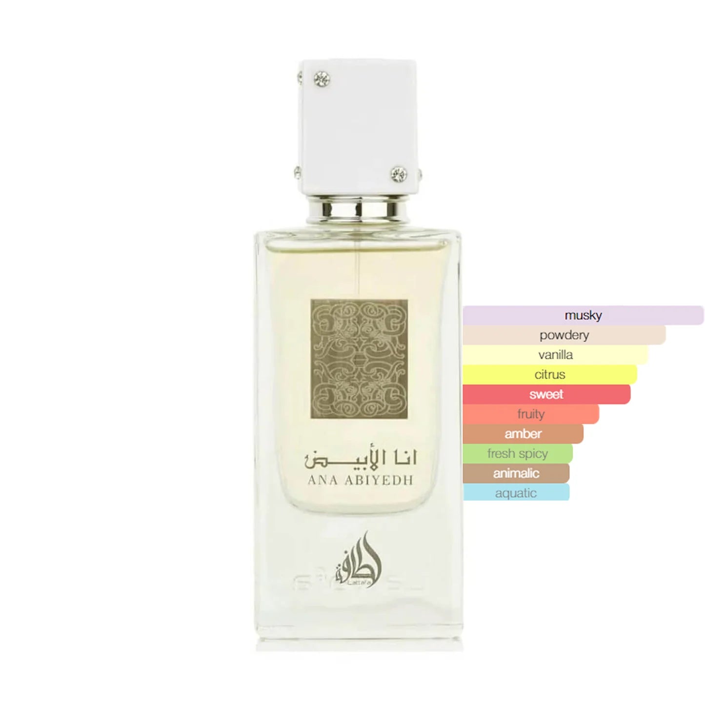 I AM WHITE ANA ABIYEDH BY LATTAFA 60MLS