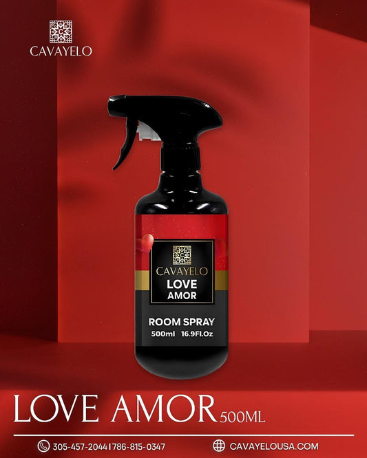 LOVE AMOR ROOM SPRAY BY CAVAYELO 500MLS