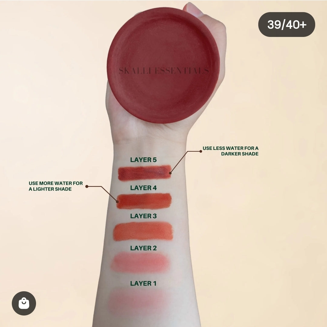 AKER FASSI LIP AND CHEEK STAIN BY SKALLI ESSENTIALS