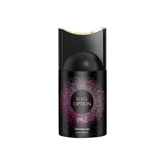 BLACK OPTION BODY SPRAY BY PRIVE 250MLS