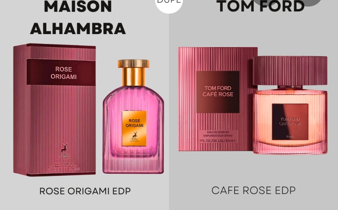 ROSE ORIGAMI BY MAISON ALHAMBRA 100MLS