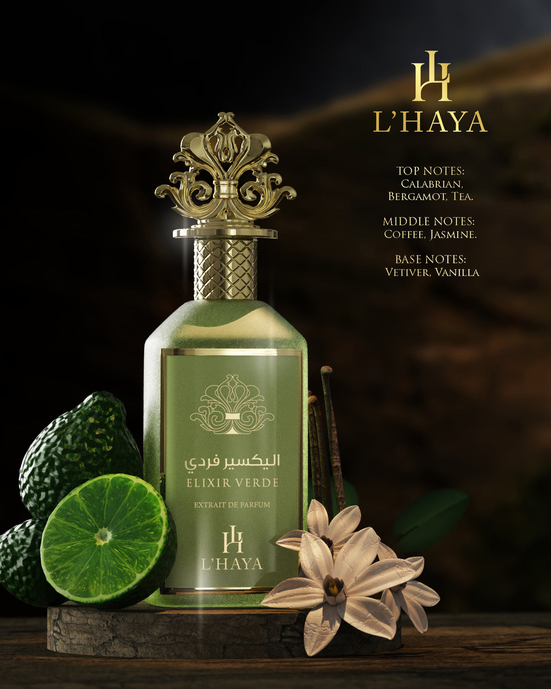 ELIXIR VERDE EXTRAIT BY L'HAYA 100MLS