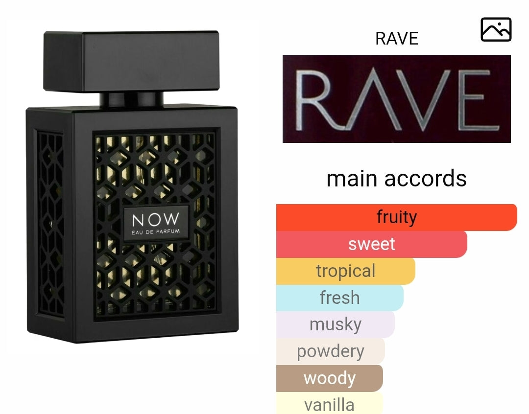 NOW BLACK BY RAVE