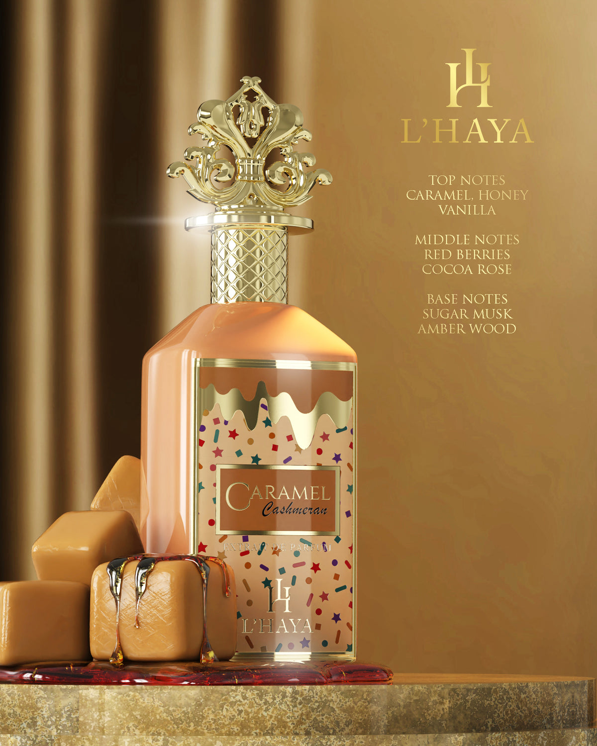 CARAMEL CASHMERAN EXTRAIT BY L'HAYA 100MLS