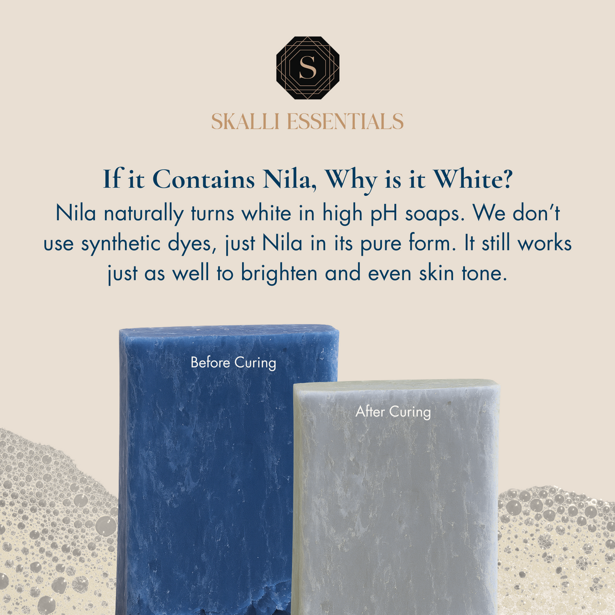 Skalli Essentials
Brightening Soap Bar | With Moroccan Nila, Licorice Root, and Orange Peel Extract