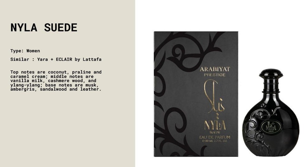 NYLA SUEDE BY ARABIYAT PRESTIGE 80MLS