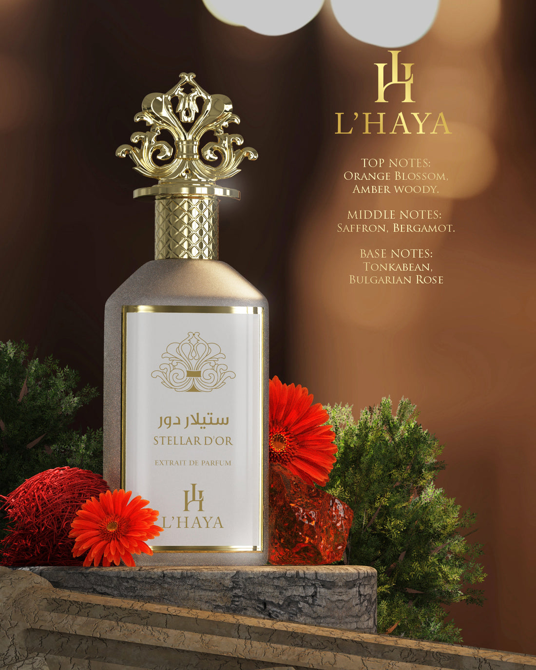STELLAR D'OR EXTRAIT BY L'HAYA 100MLS