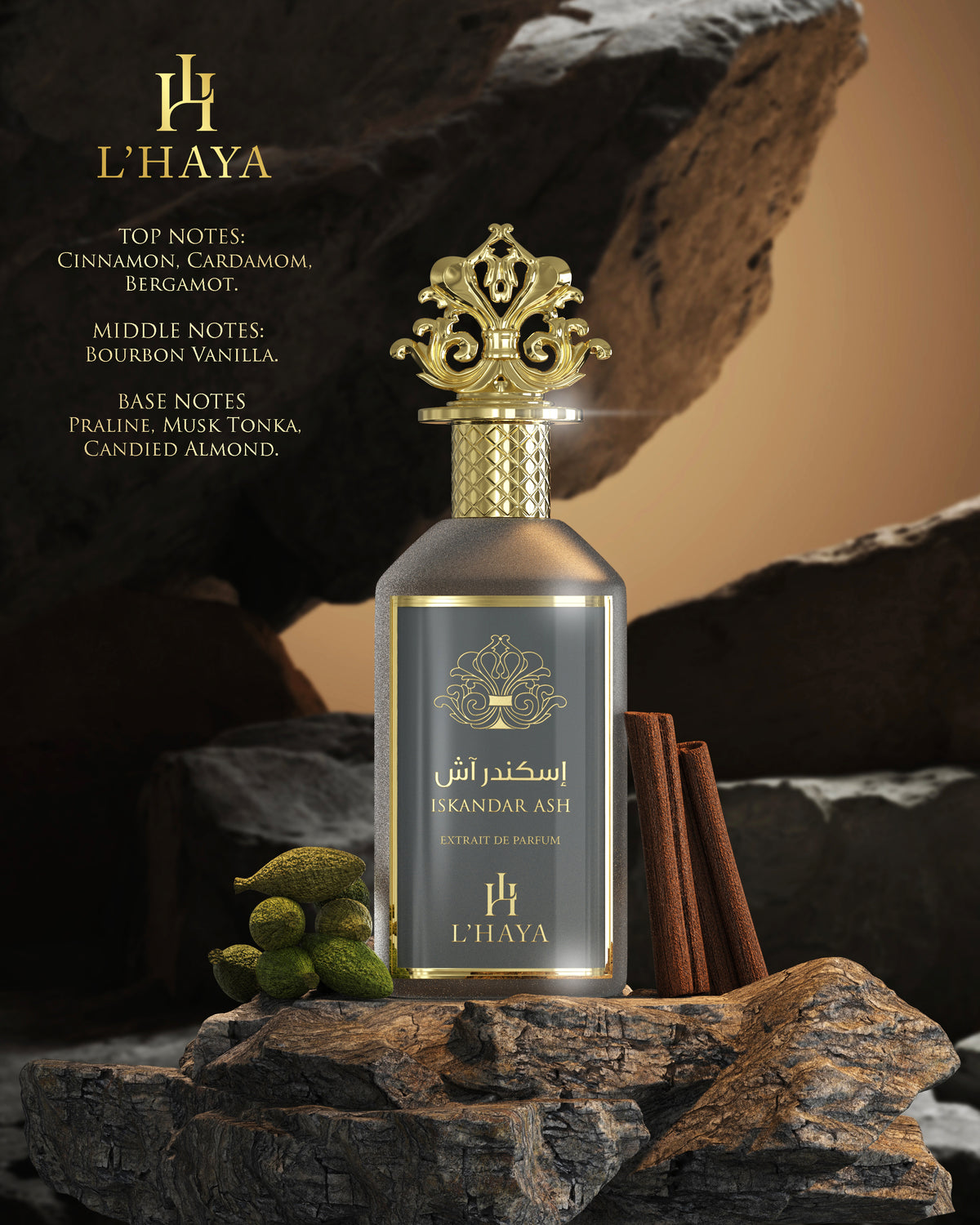 ISKANDAR ASH EXTRAIT BY L'HAYA 100MLS