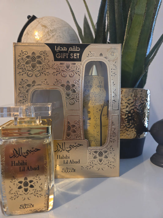 Habibi Lil Abad EDP - 100 ML (3.4 oz) by Nabeel, 6.7 oz BODY SPRAY