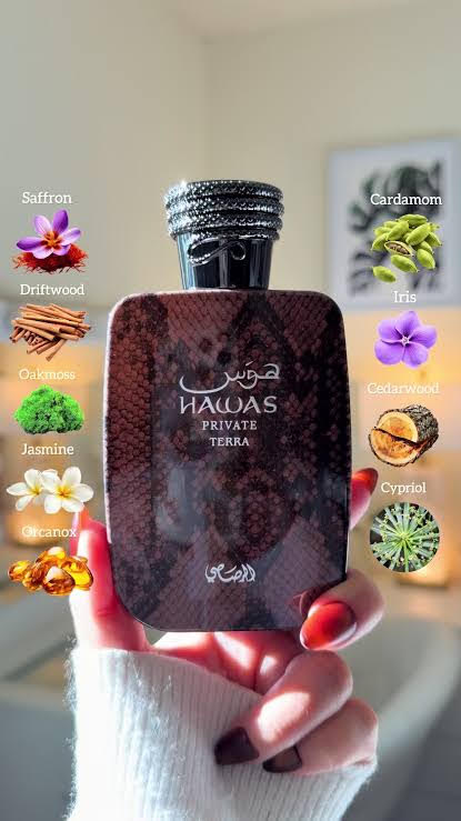 HAWAS PRIVATE TERRA 100ML BY RASASI