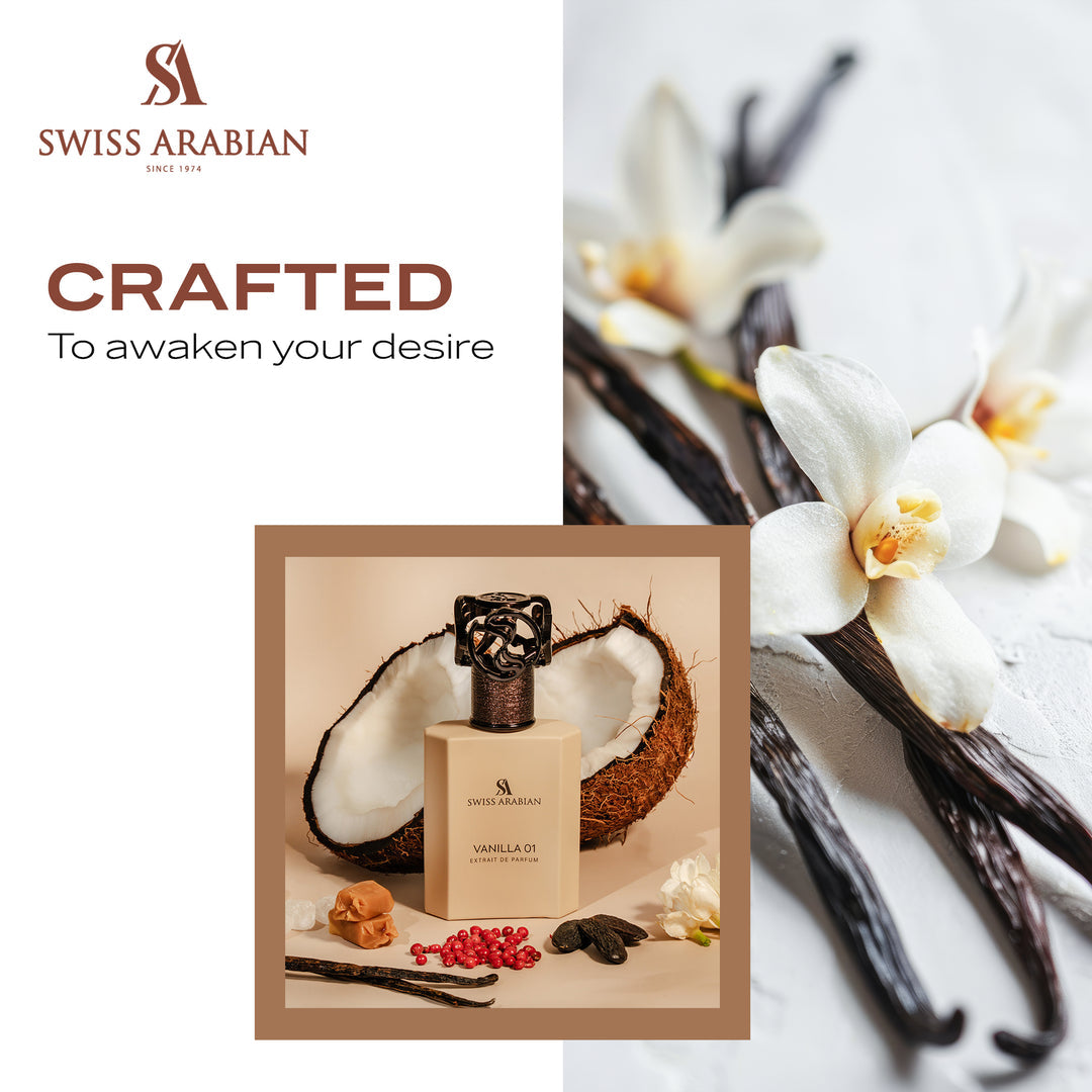 VANILLA 01 BY SWISS ARABIAN 75MLS EXTRAIT DE PARFUM