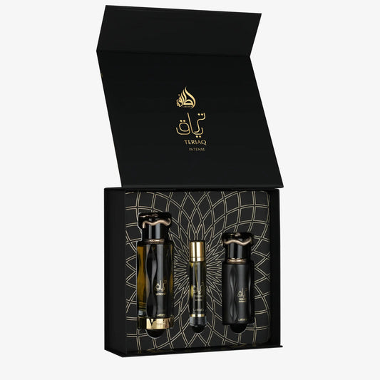 TERIAQ INTENSE GIFT SET BY LATTAFA 100MLS