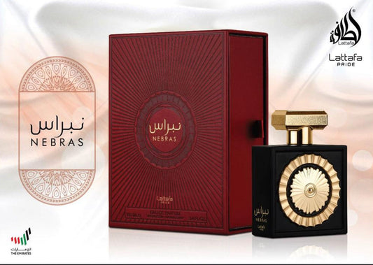 NEBRAS BY LATTAFA PRIDE EAU DE PARFUM 100MLS