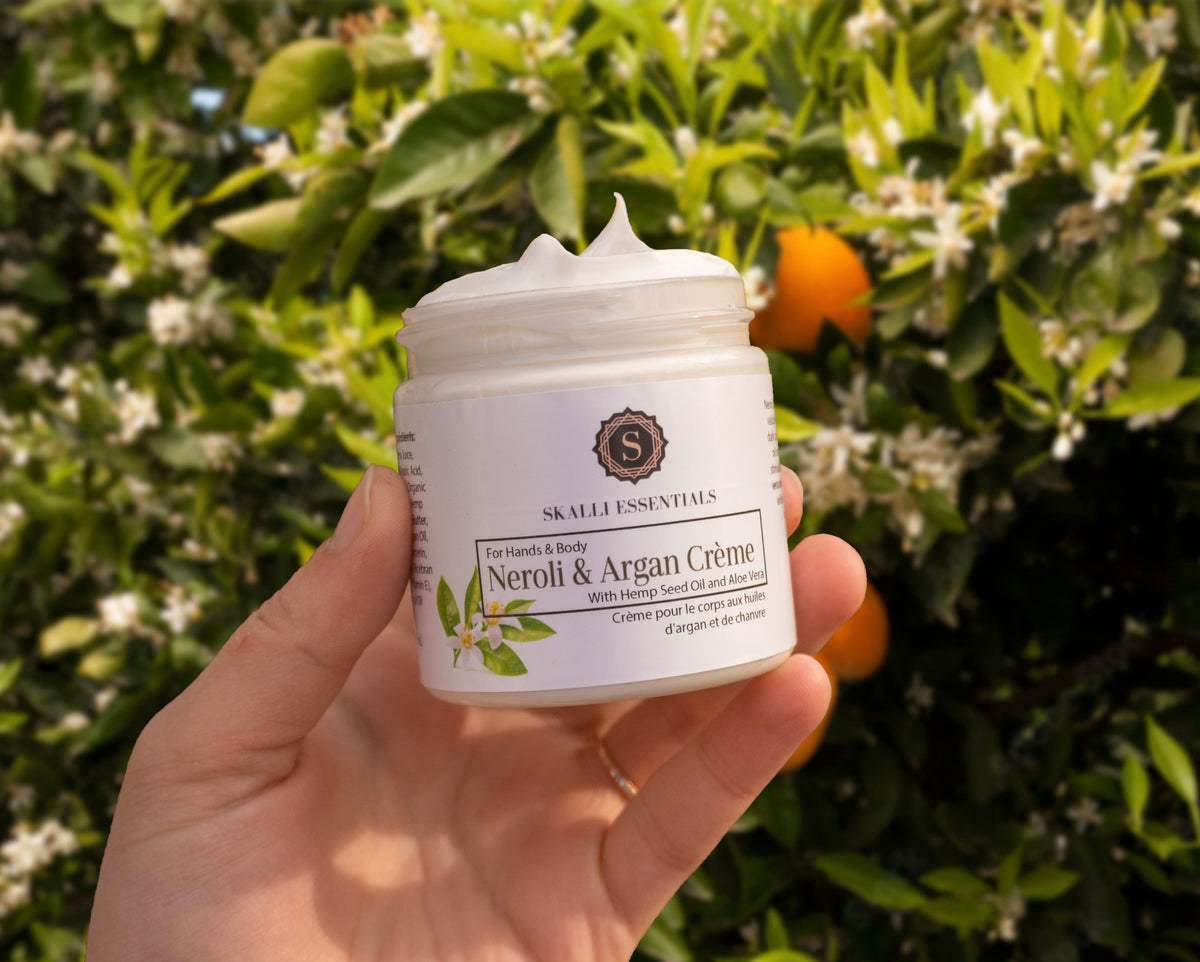 Skalli Essentials Neroli & Argan Crème for Hands & Body 4oz