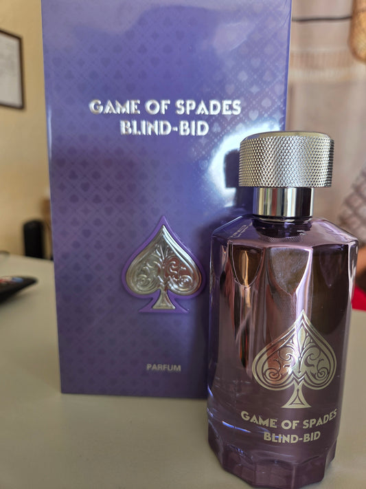 GAME OF SPADES BLIND BID BY JO MILANO COLLECTION 100 MLS
