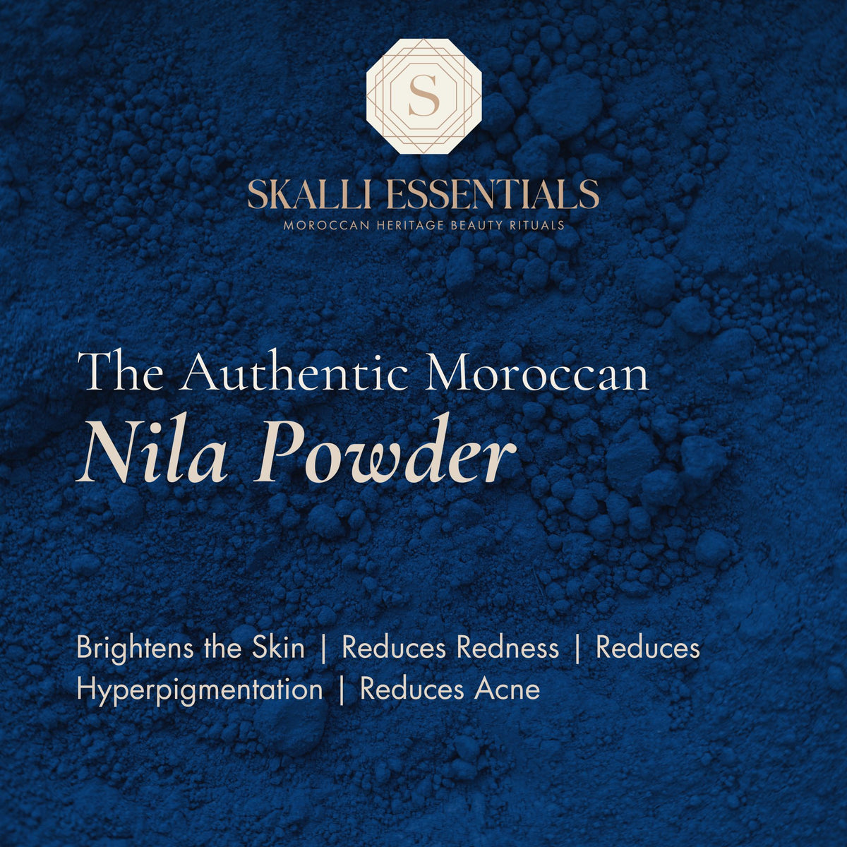 MOROCCAN BLUE NILA POWDER