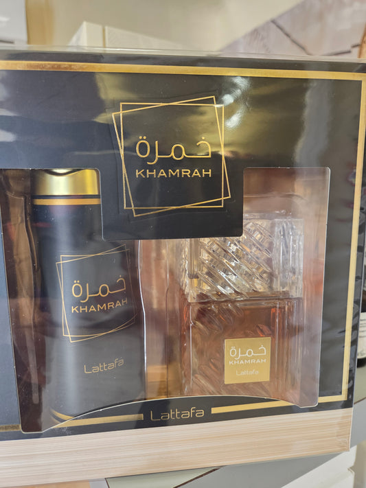 KHAMRAH SET BY LATTAFA 100MLS