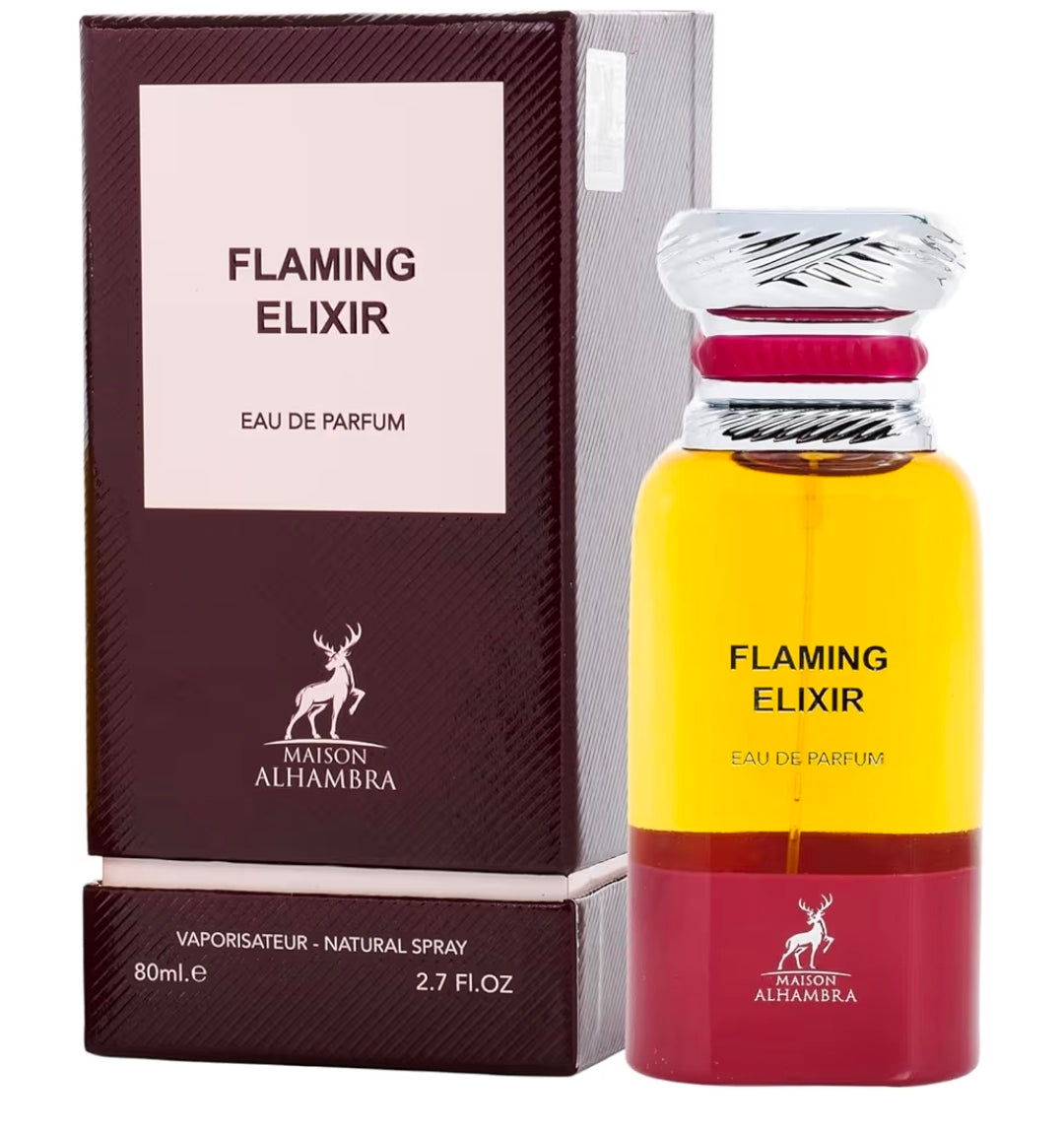 FLAMING ELIXIR BY MAISON ALHAMBRA 100MLS